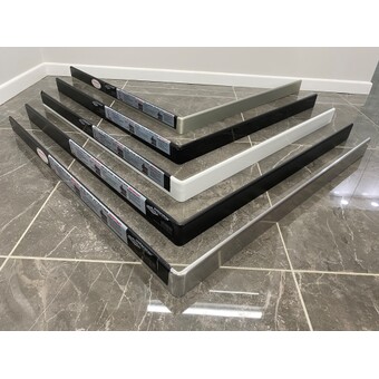 Waterstop Streamline 90Â° 2 Leg Matt Black - 900 x 900mm