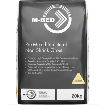 Vespol M-Bed Non Shrink Grout. 20kg Bag